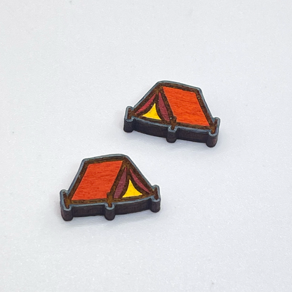 Tent Stud Earrings