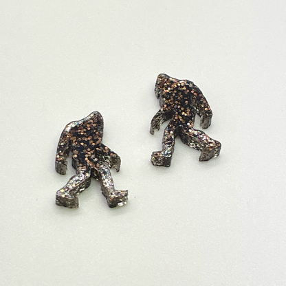 Bigfoot Acrylic Stud Earrings