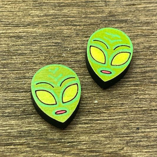 Alien Stud Earrings