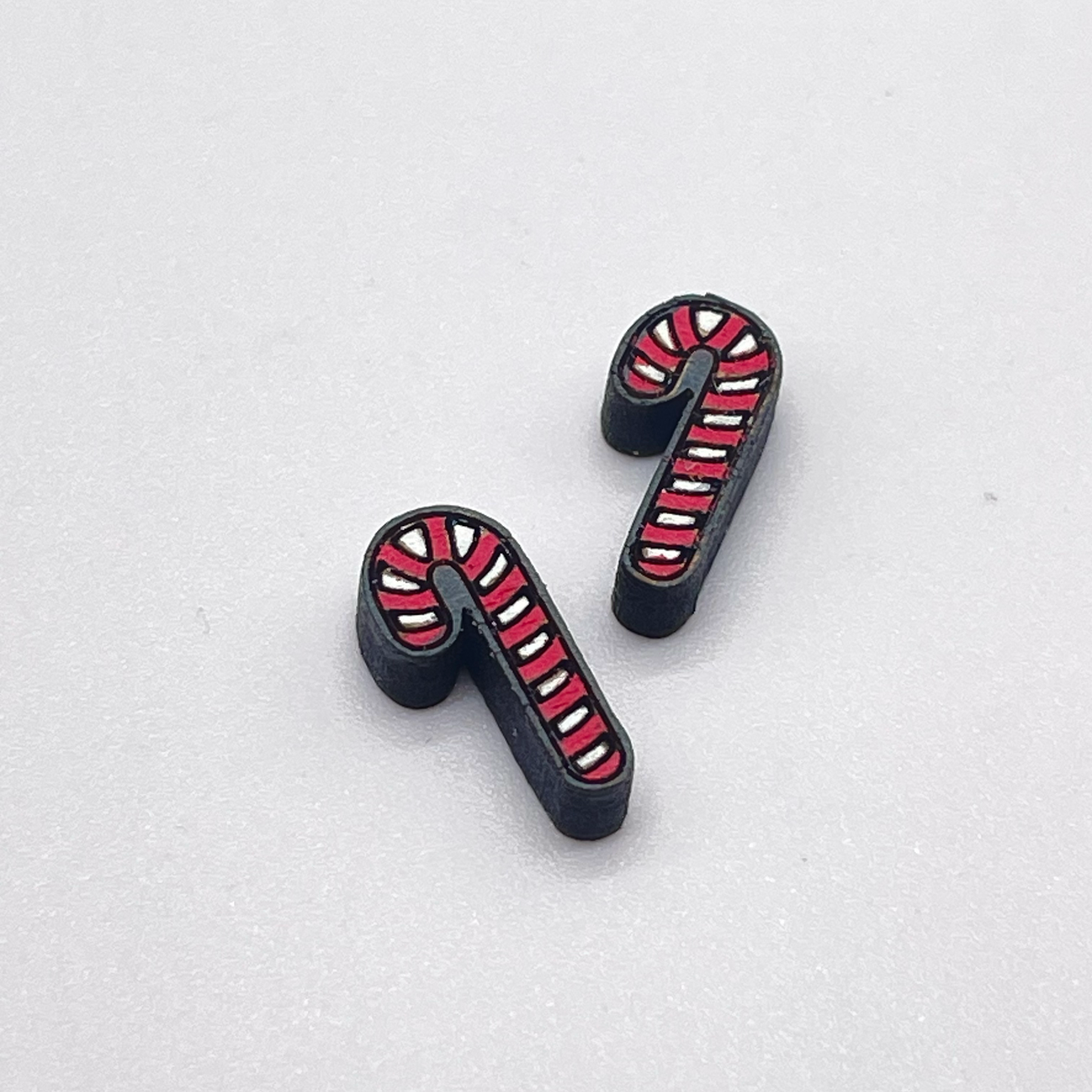 Candy Canes Stud Earrings