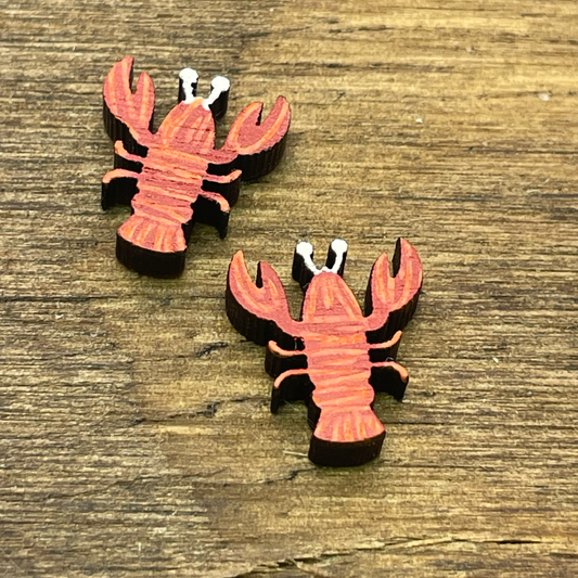 Lobster Stud Earrings