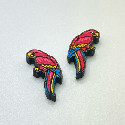 Parrot Stud Earrings