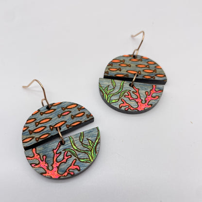 Just Keep Swimming Drop Dangle Earrings