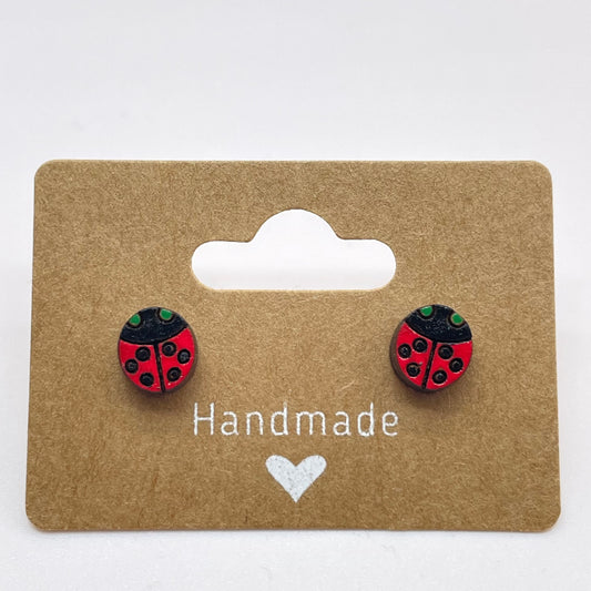 Lady Bug Small Stud Earrings