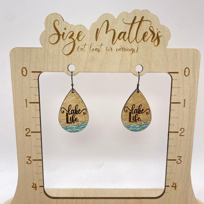 Lake Life Drop Dangle Earrings