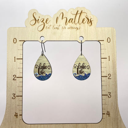 Lake Life Drop Dangle Earrings