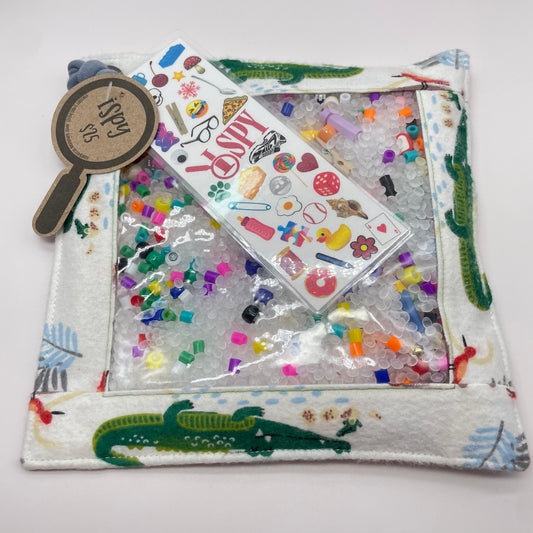 Later Gator + Rainbow Splats iSpy Bag