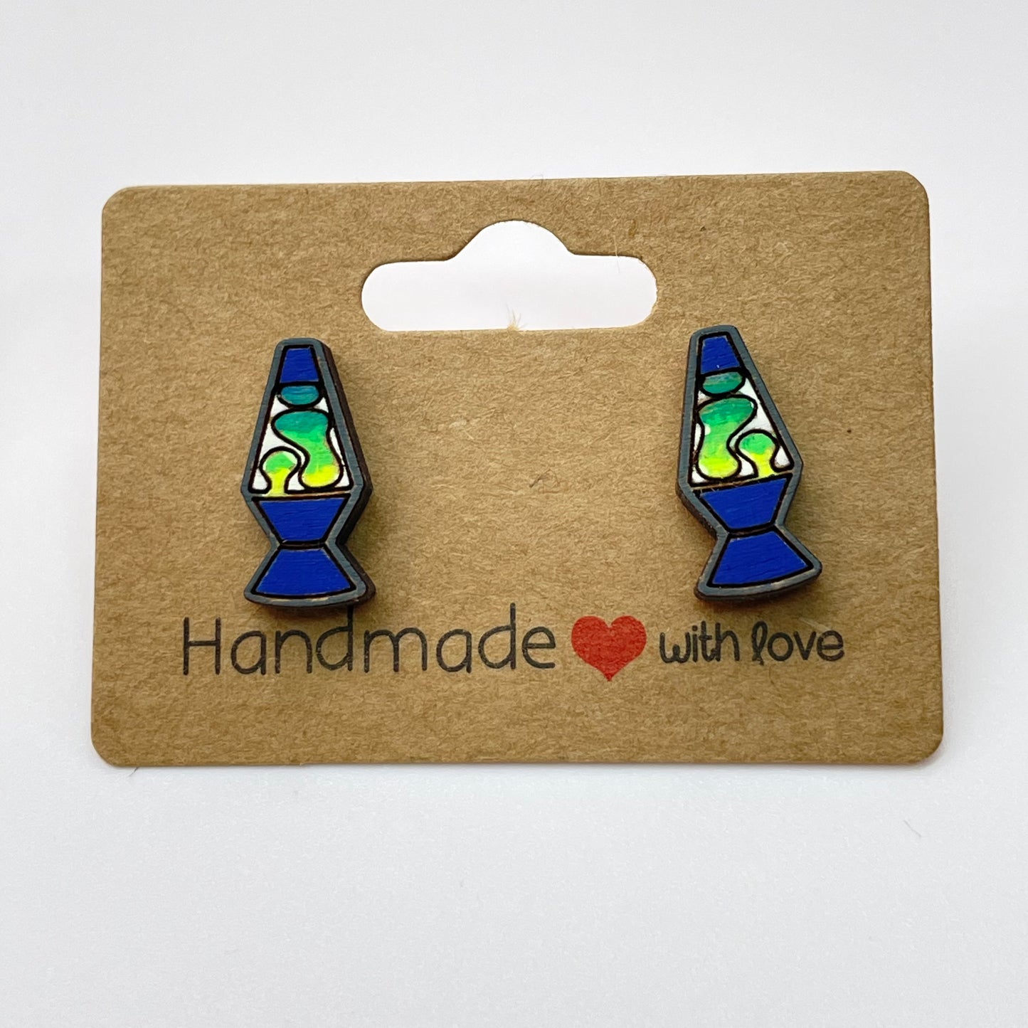 Lava Lamp Stud Earrings