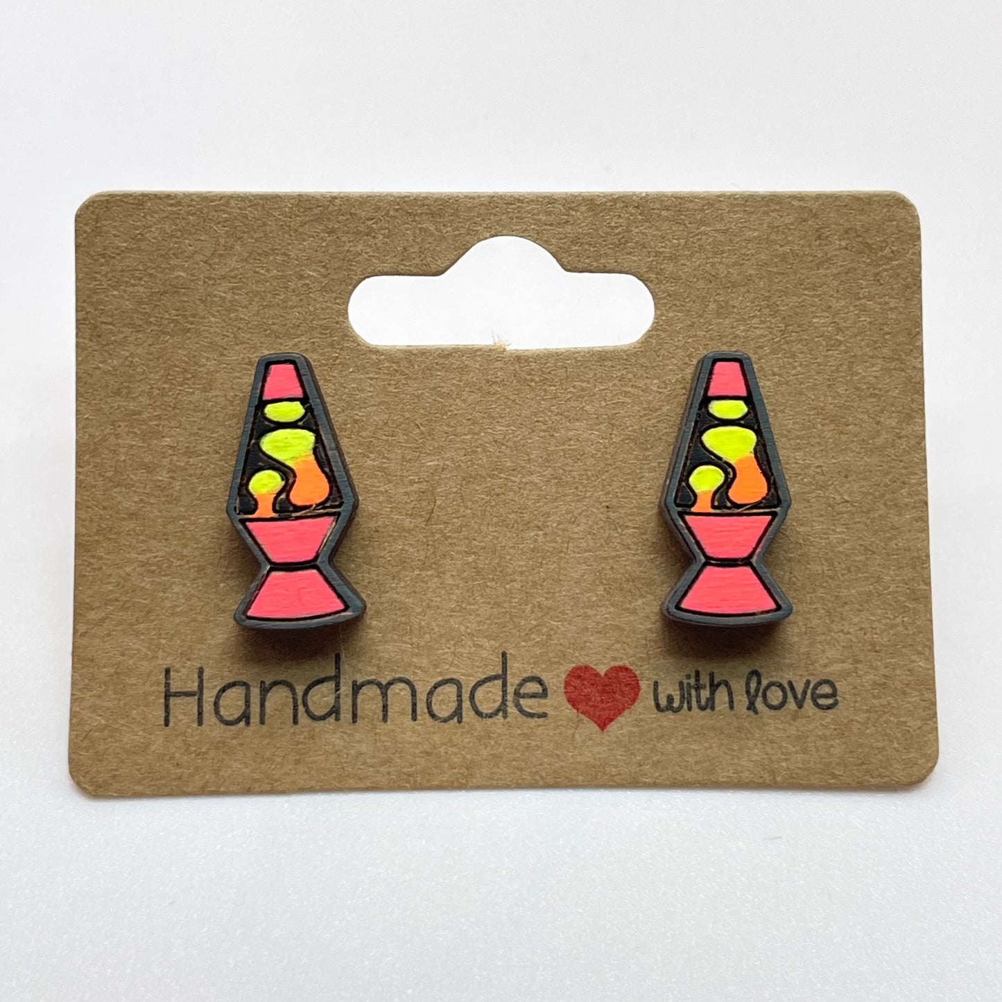 Lava Lamp Stud Earrings