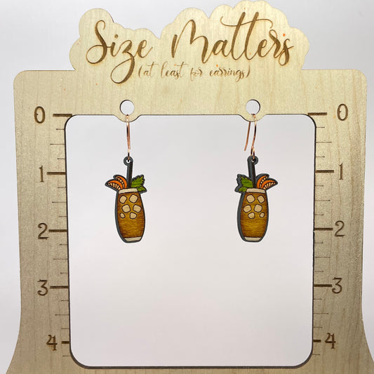 Long Island Ice Tea Dangle Earrings