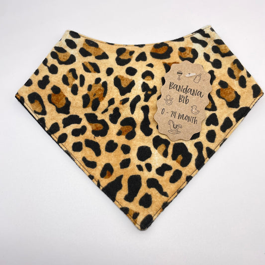 Lucky Leopard Baby Bib