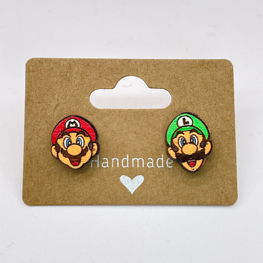 Mario Cart Stud Earrings