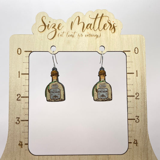 Patron Bottle Dangle Earrings