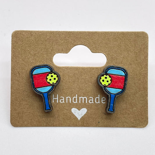 Pickleball Stud Earrings