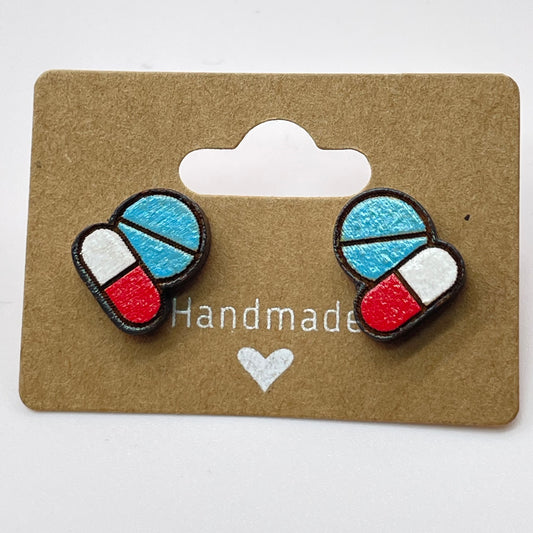 Pills Stud Earrings