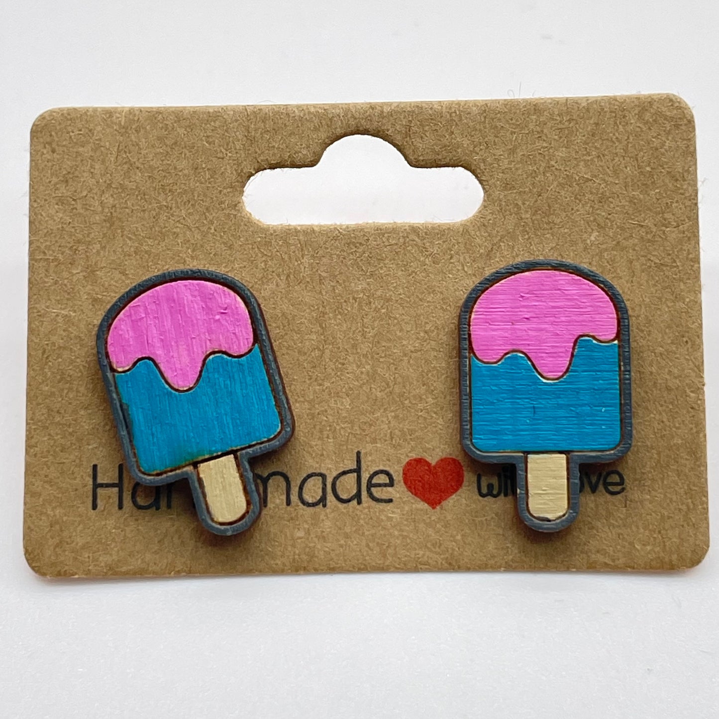 Popsicle Dipped Stud Earrings