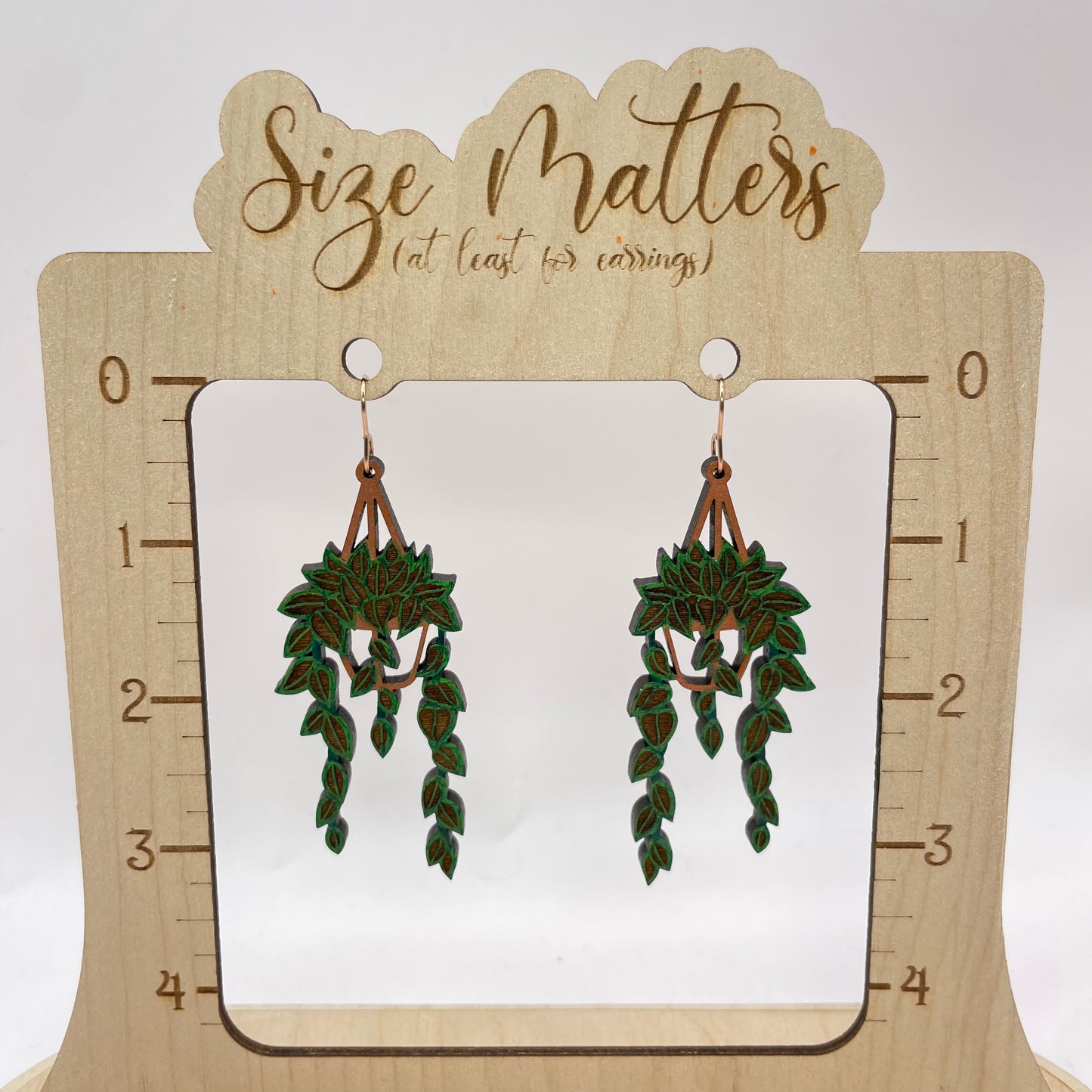 Hanging Plant 8 Drop Dangle Earrings