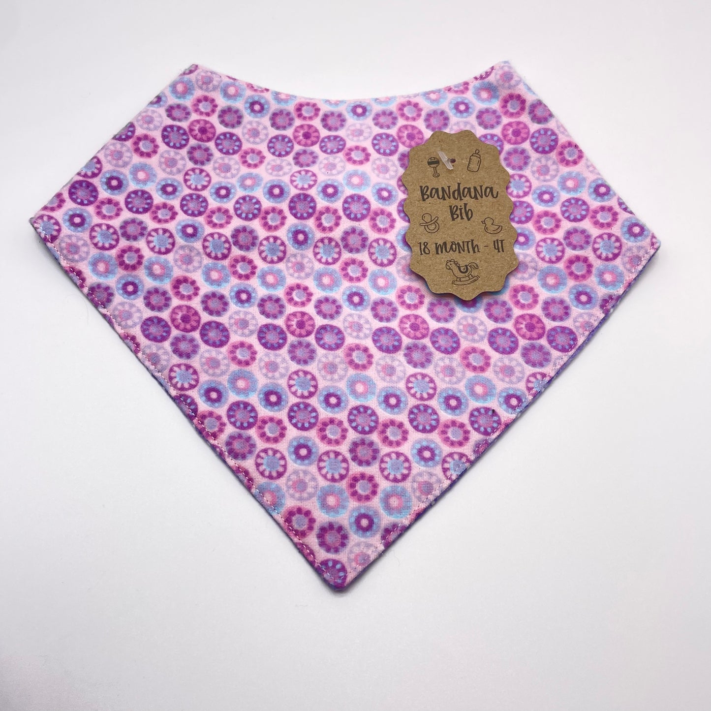 Punchy Pink Baby Bib