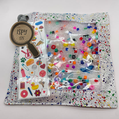 Rainbow Splats iSpy Bag