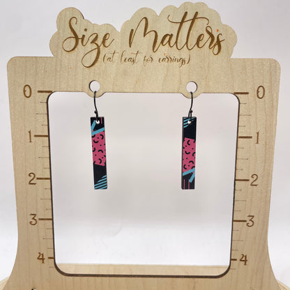 Retro Vibes Drop Dangle Earrings