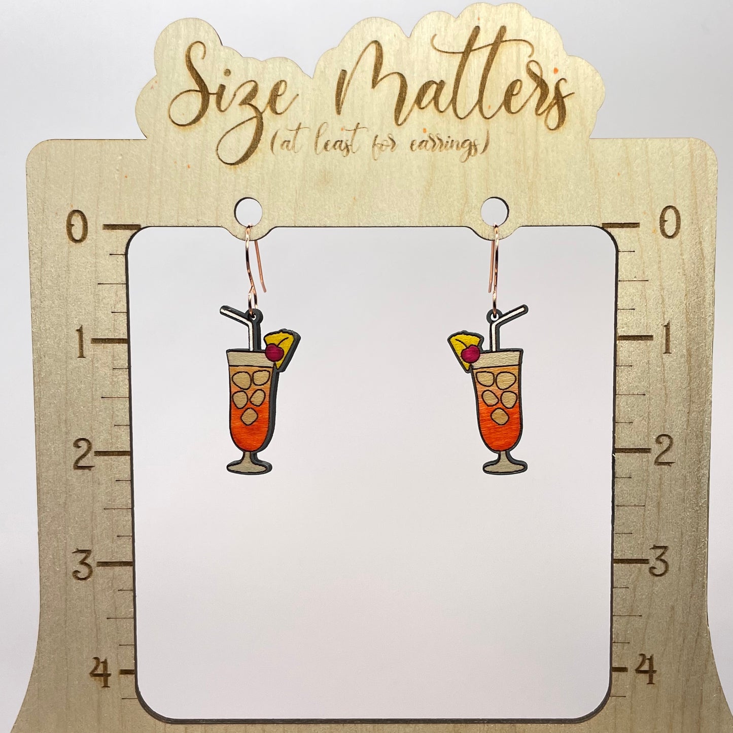 Singapore Sling Dangle Earrings