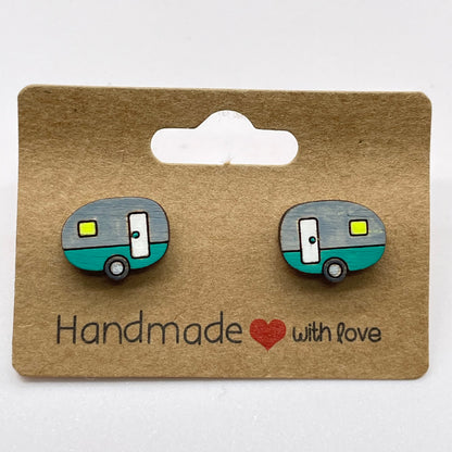 Small Camper Stud Earrings