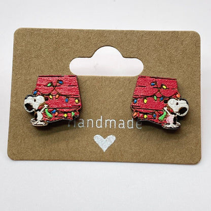 Snoopy Stud Earrings