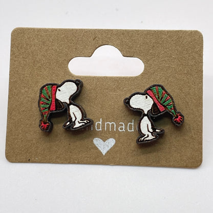 Snoopy Stud Earrings