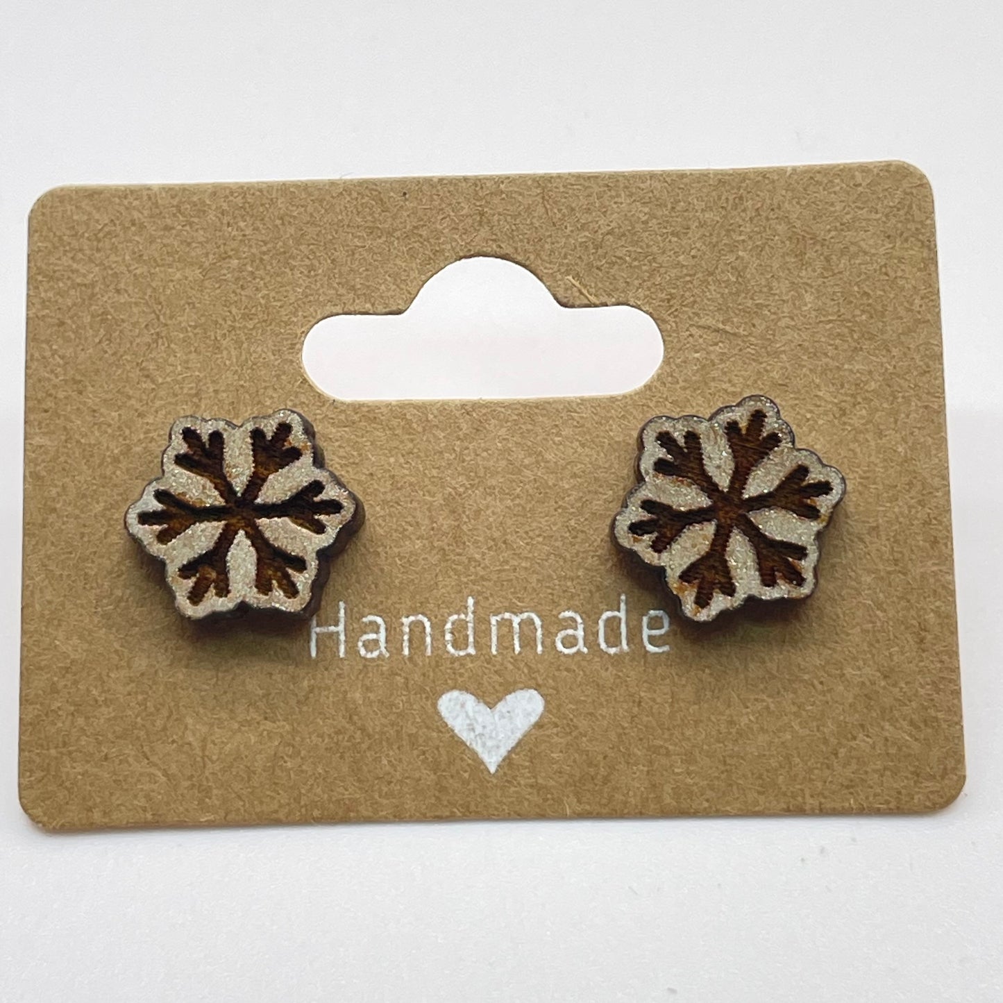 Snowflake Stud Earrings