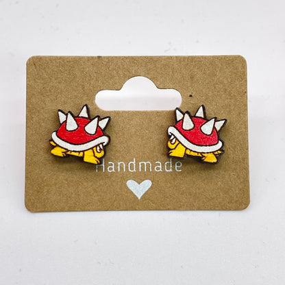 Mario Cart Stud Earrings