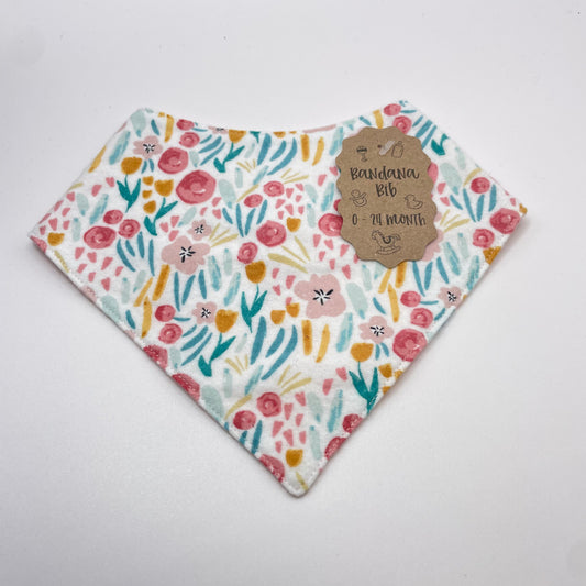 Spring Floral Baby Bib