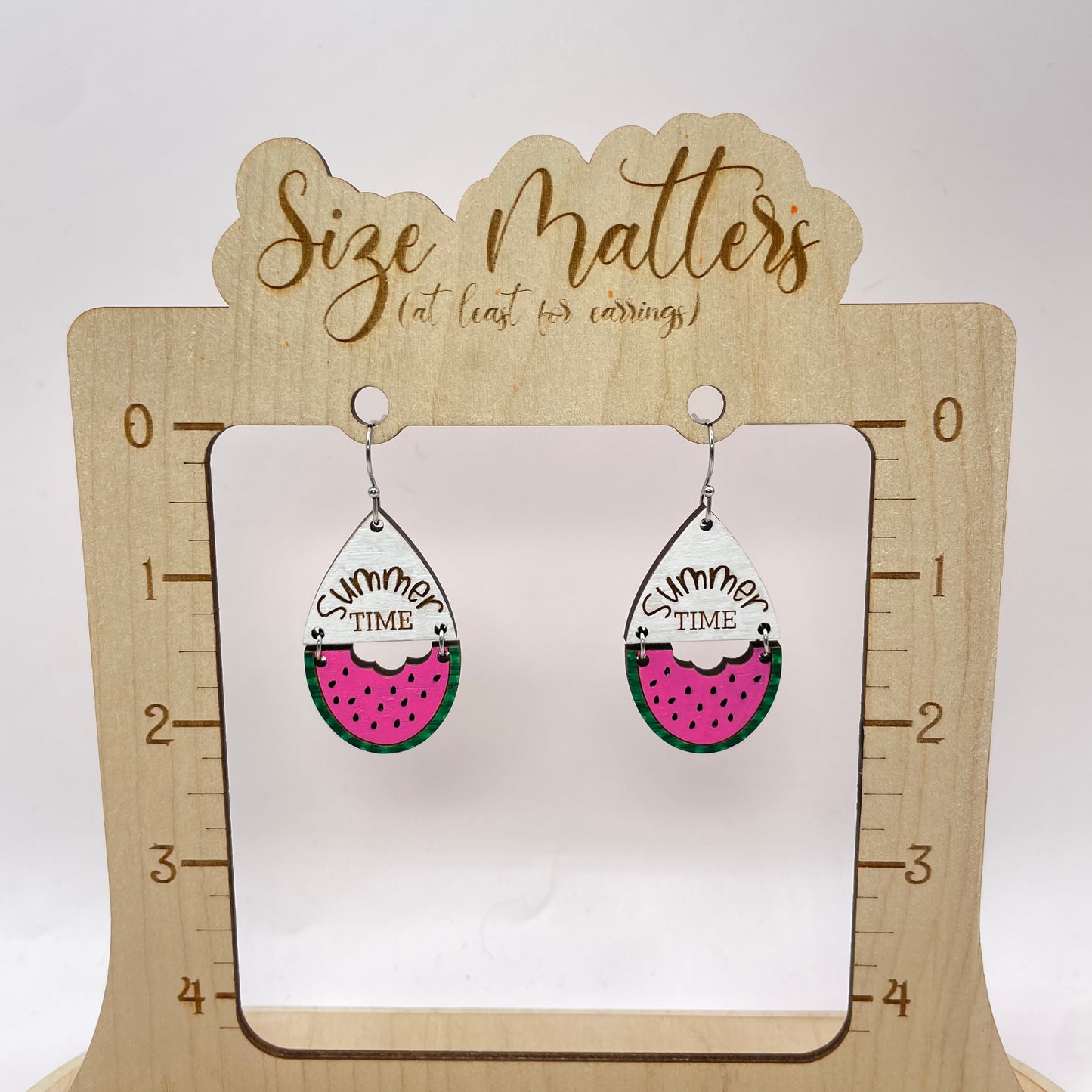 Summertime Watermelon Drop Dangle Earrings