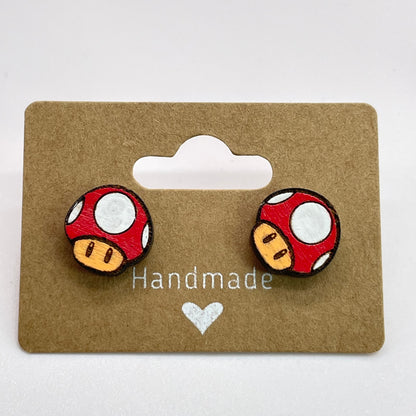 Mario Cart Stud Earrings