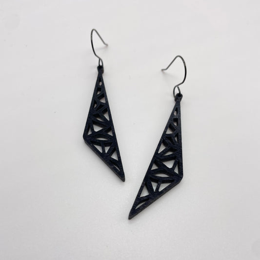 Triangle Webs Drop Dangle Earrings