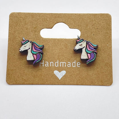 Unicorn Stud Earrings