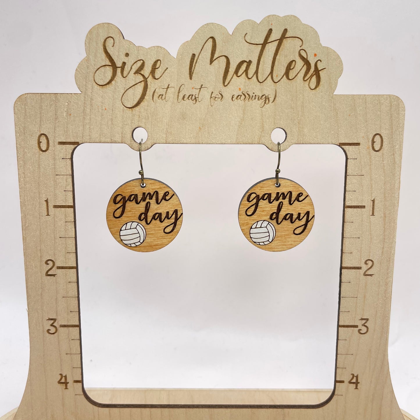 Volleyball Game Day Drop Dangle Earrings