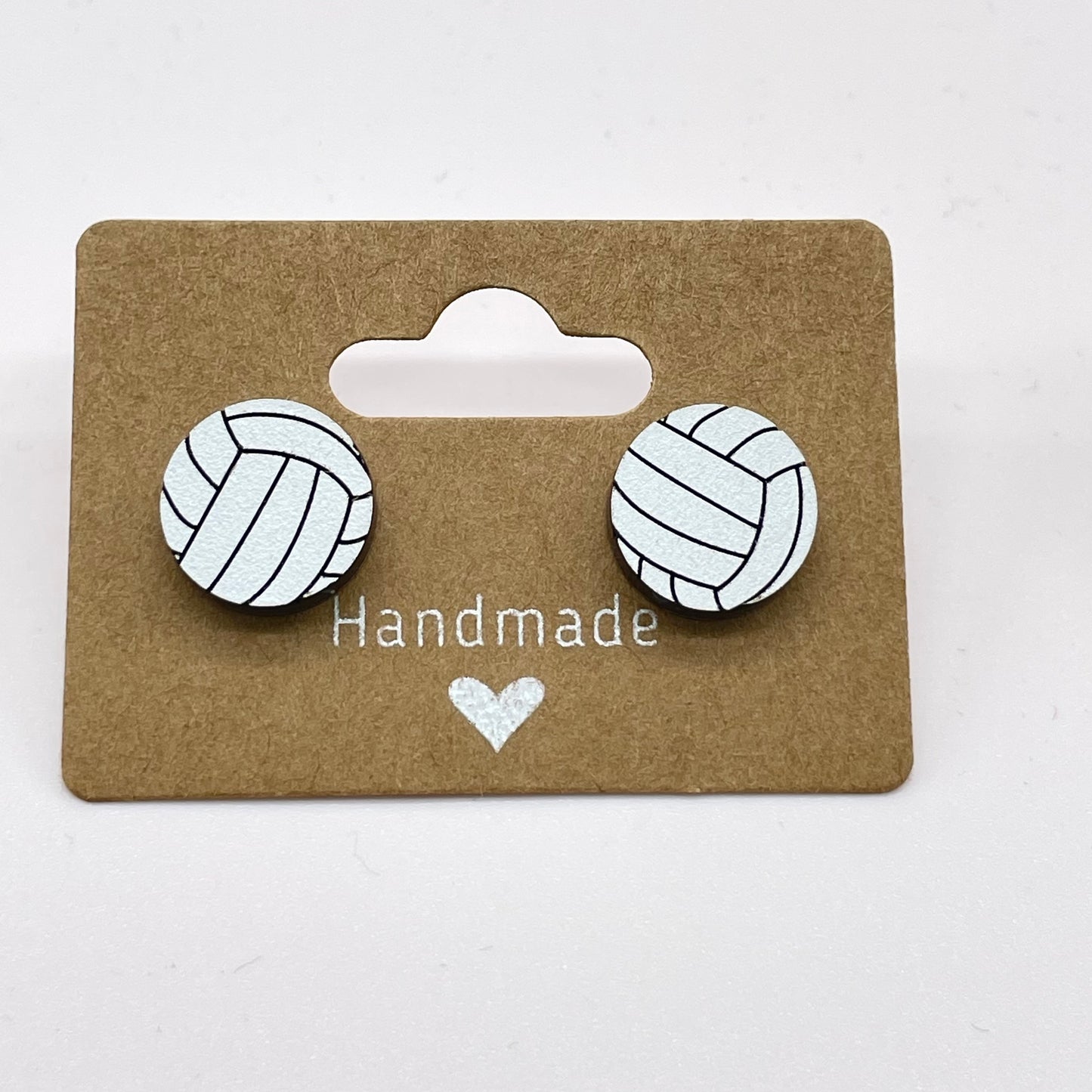 Volleyball Stud Earrings