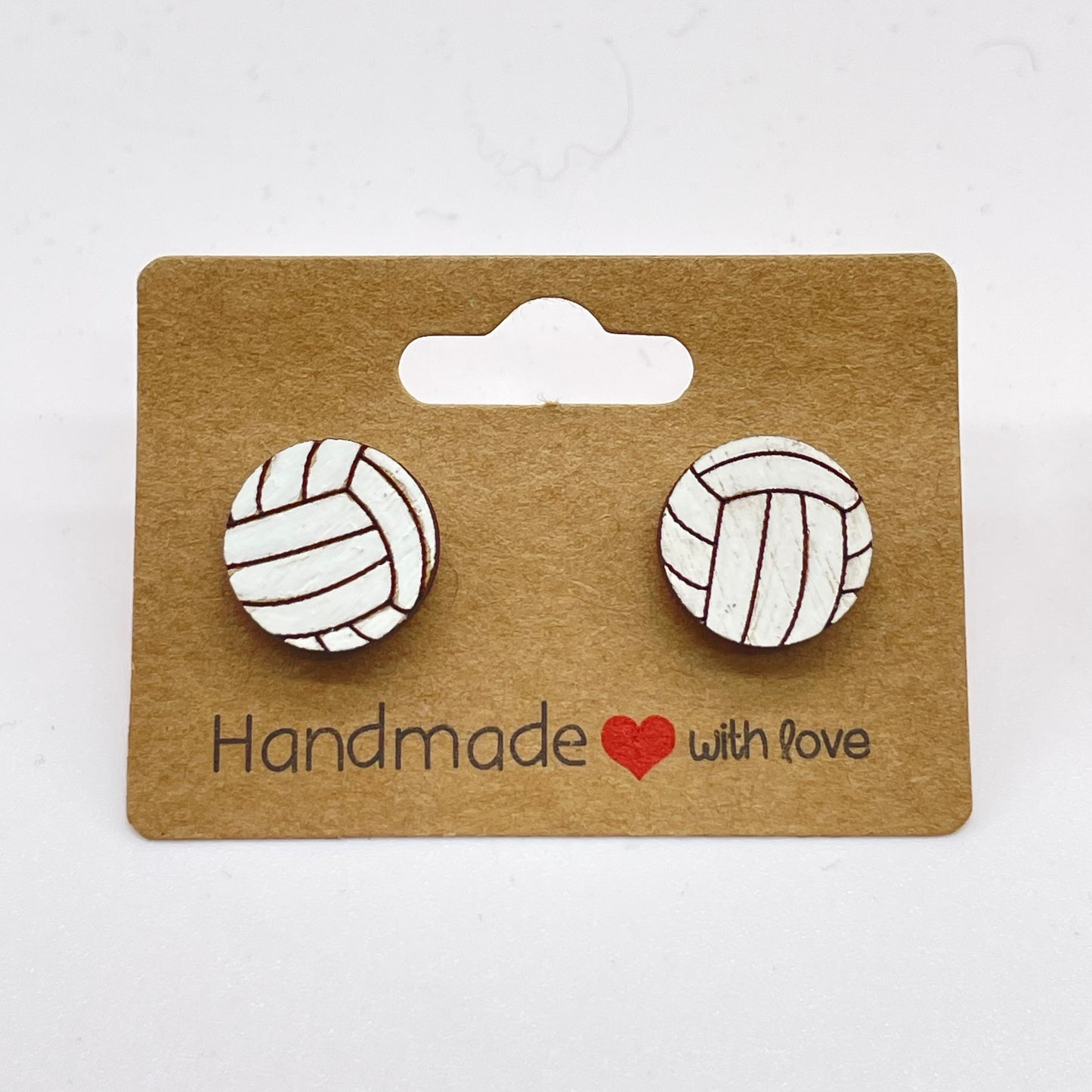 Volleyball Stud Earrings