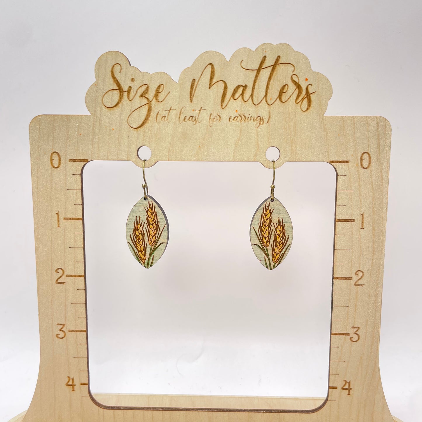 Wheat Drop Dangle Earrings