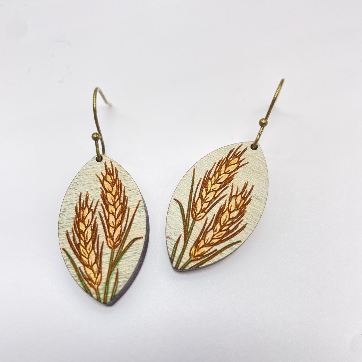 Wheat Drop Dangle Earrings