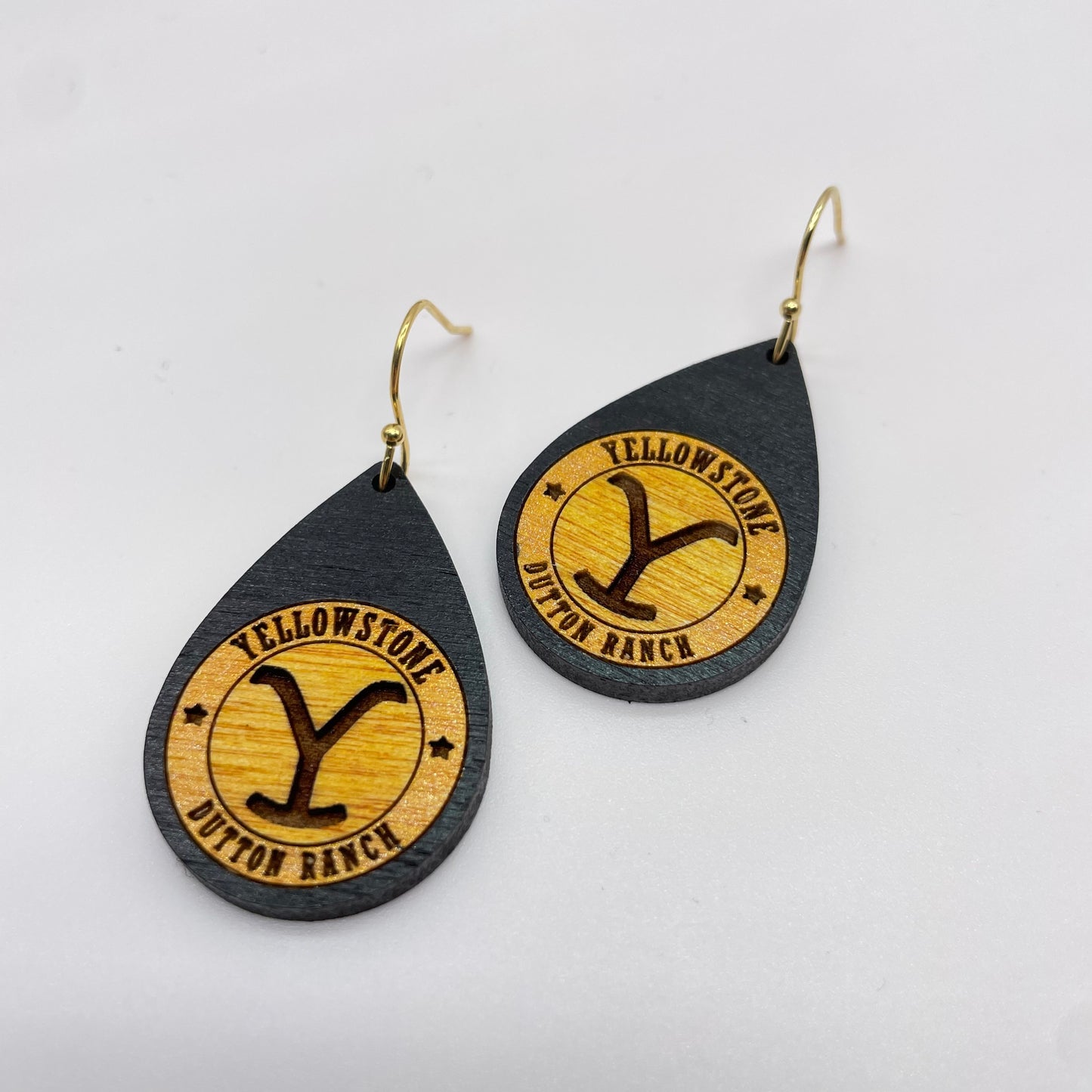 Yellowstone Ranch Drop Dangle Earrings