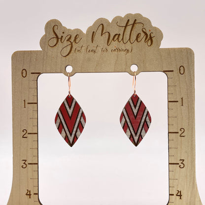 Adobe Lines Drop Dangle Earrings