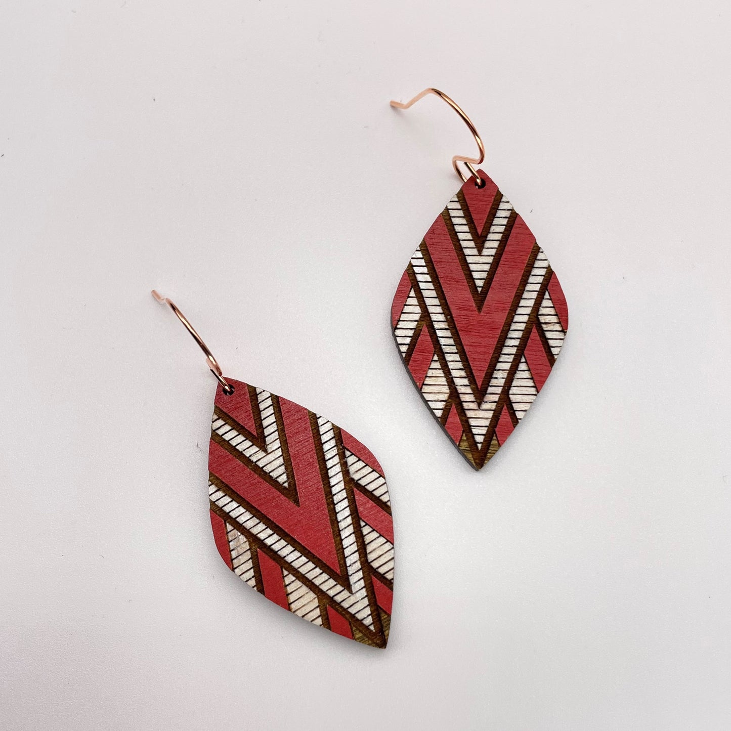 Adobe Lines Drop Dangle Earrings