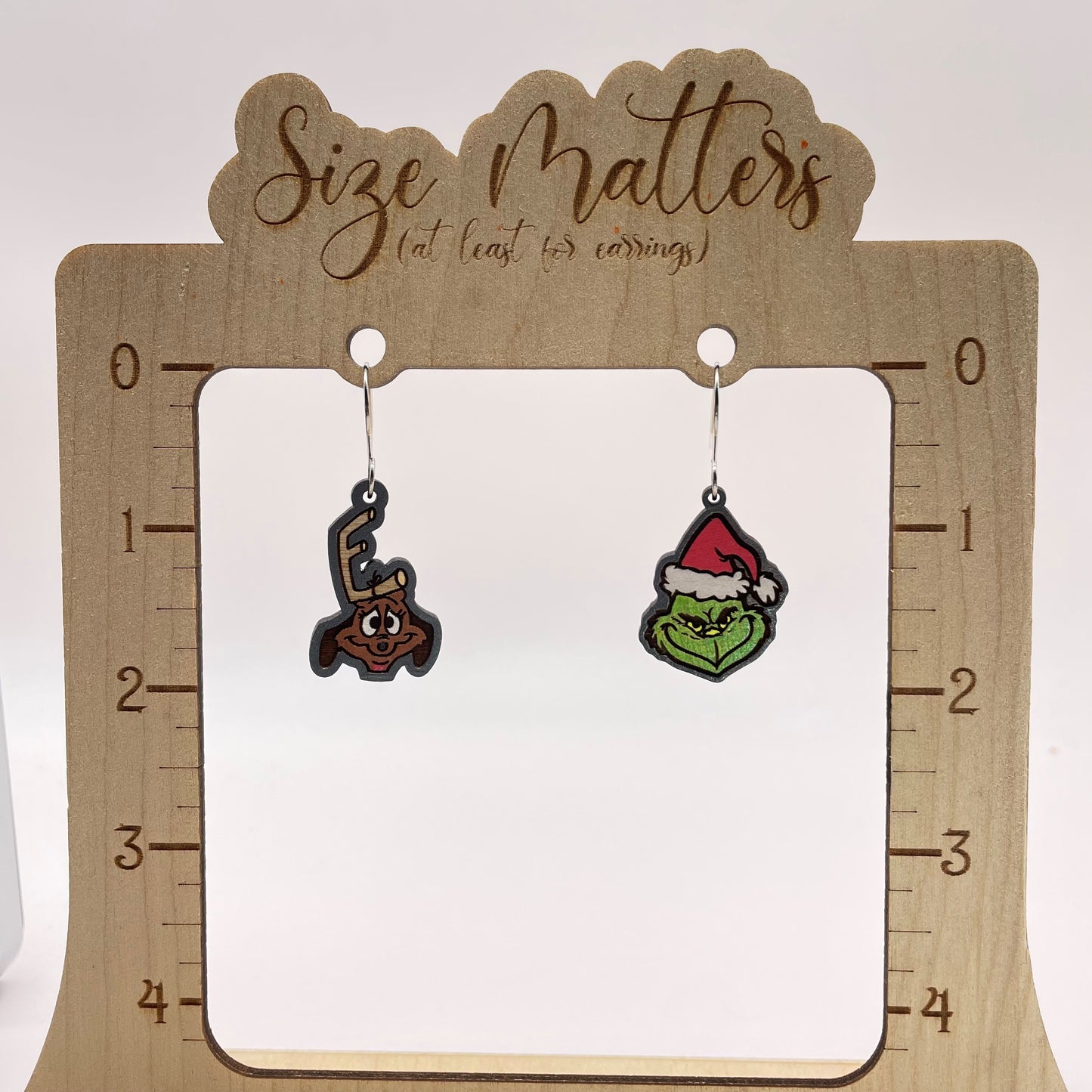 Grinch & Max Drop Dangle Earrings