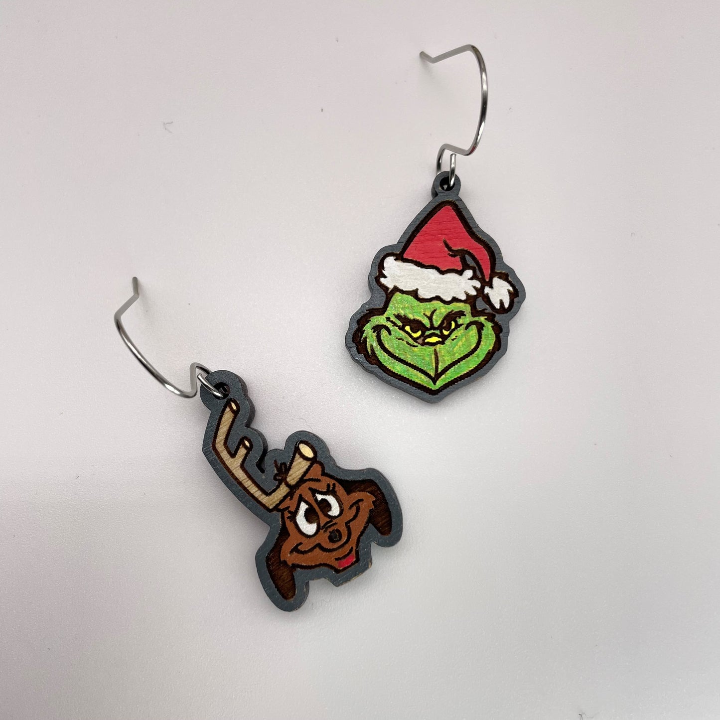 Grinch & Max Drop Dangle Earrings