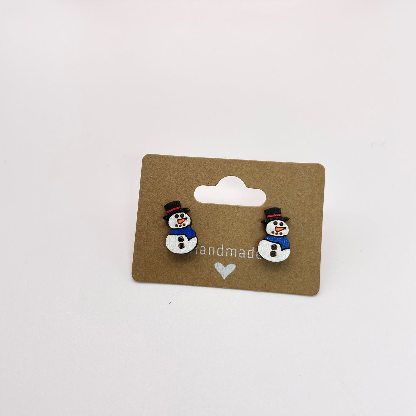 Snowman Stud Earrings